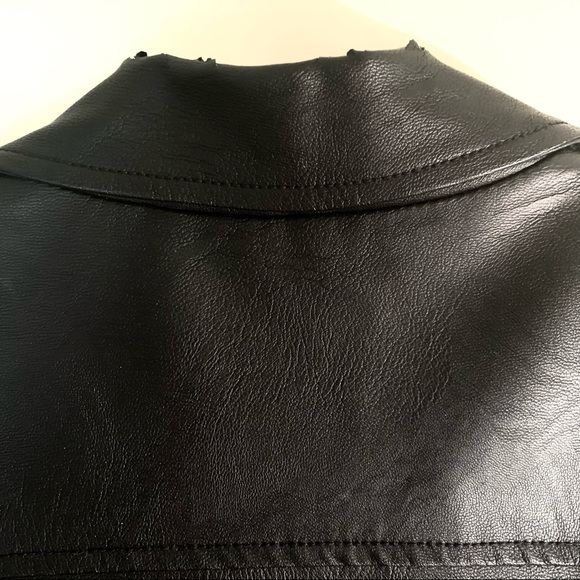 Fashion Nova · Studded Grommet Motorcycle Biker Jacket - Guinness Moto Jacket - Picture 10 of 13